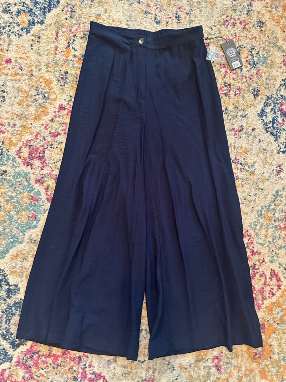 🆕 Vince Camuto Classic Navy Flowy Pants. Small.